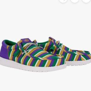 Hey Dude Men's Colorful Striped Loafers